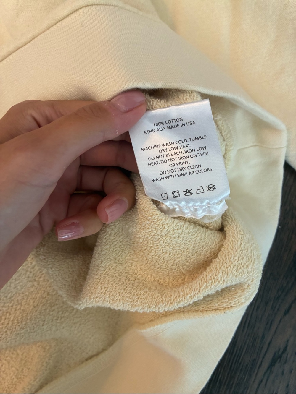 Siegelman Stable Cream Crewneck Sweatshirt - Picture 7 of 8